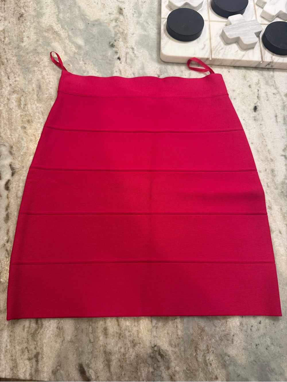 Herve Leger Style BCBG Hot Pink Bandage Mini Skirt